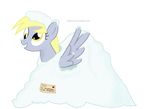  blonde_hair derp derpvulpes derpy_hooves_(mlp) diegotan dt equine female friendship_is_magic grin hair horse letter my_little_pony pegasus plain_background pony smile snow transparent_background wingboner wings yellow_eyes 