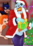  barbara_gordon batgirl batman dc joker online_superheroes poison_ivy 