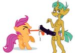  friendship_is_magic my_little_pony scootaloo snails tagme 