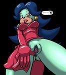  anus blue_hair bottomless breasts breezie clothing dress elbow_gloves evening_dress female gloves hair is is_(artist) long_hair looking_at_viewer low-angle_shot presenting purple_pussy pussy red_dress sega solo sonic_(series) sonic_team spread_pussy spreading teal_pussy 