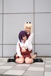  cosplay highres kufei mahou_sensei_negima mahou_sensei_negima! miyazaki_nodoka photo rindou_sana school_uniform serafuku 