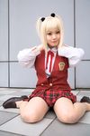  cosplay highres kufei mahou_sensei_negima mahou_sensei_negima! photo school_uniform serafuku 