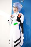  ayanami_rei blue_hair cosplay highres namada neon_genesis_evangelion photo plugsuit red_eyes 