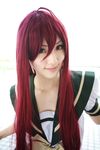  cosplay highres photo red_hair redhead sailor sailor_uniform saya saya_(cosplayer) school_uniform serafuku shakugan_no_shana shana 