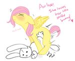  angel_bunny cartoonlion fluttershy friendship_is_magic my_little_pony 