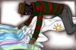  captainjenkins crossover freddy_krueger friendship_is_magic my_little_pony nightmare_on_elm_street princess_celestia 