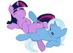 friendship_is_magic megasweet my_little_pony trixie twilight_sparkle 