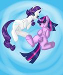  friendship_is_magic gokai-chibi my_little_pony rarity twilight_sparkle 