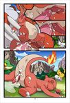  &lt;3 abdominal_bulge absurd_res after_sex anal anal_penetration anus balls big_balls big_penis blush butt calumon charmeleon cloaca comic crossover cum cum_in_ass cum_inside cum_on_butt cum_on_ground cum_on_tail cum_pool cumshot digimon erection eyes_closed fire gaping gaping_anus gay growlmon hi_res licking lying male mountain nintendo nude on_back open_mouth orgasm panting penetration penis pikachu pok&#233;ball pok&#233;mon pokemon reptile saliva scalie sex snivy tapering_penis tongue tricksta video_games 