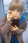  cosplay glasses highres kanata_(model) nagato_yuki photo suzumiya_haruhi_no_yuuutsu 