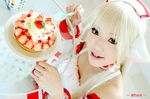  apron chii chobits cosplay kipi-san persocom photo strawberry_shortcake waitress waitress_uniform 