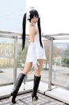  boots bow cosplay elbow_gloves gloves hair_bow hair_bows kipi-san nurse nurse_uniform photo pure_trance ruriko_nasu twintails 