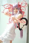  al_azif cosplay demonbane highres photo purple_hair saya saya_(cosplayer) 