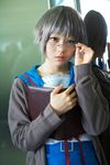  cosplay glasses highres kanata_(model) nagato_yuki photo suzumiya_haruhi_no_yuuutsu 