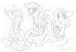  apple_bloom brainsister cutie_mark_crusaders friendship_is_magic my_little_pony scootaloo sweetie_belle 