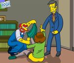  edna_krabappel famous-toons-facial groundskeeper_willie seymour_skinner the_simpsons 