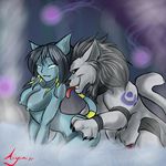  draenei tagme worgen world_of_warcraft 