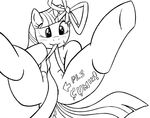  black_and_white blush censorship cum english_text equine female feral friendship_is_magic horn inviting looking_at_viewer mammal monochrome my_little_pony nipples revenfox ribbons solo spread_legs spreading sweat teats text twilight_sparkle twilight_sparkle_(mlp) unicorn 