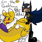  batman bruce_wayne crossover digimon renamon 