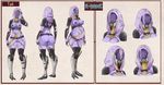  1girl absurdres alien ass back breasts butt character_name character_sheet concept_art crimeglass cum expressions female full_body helmet highres hips hood long_image mask mass_effect nipples open_clothes pregnant purple_nipples purple_skin pussy quarian sideboob standing tali&#039;zorah_nar_rayya tali'zorah_nar_rayya text uncensored wide_hips wide_image x-teal x-teal2 xteal 