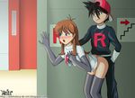  cosplay leaf pokemon red reit rocket_grunt team_rocket 