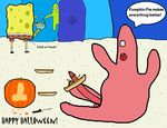  candy food halloween inanimate patrick_star pie pumpkin spongebob_squarepants unclespongesmoke 