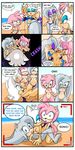  amy_rose greymelon rouge_the_bat sonic_team sonic_the_hedgehog 