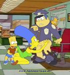  bart_simpson chief_wiggum marge_simpson porncartoon the_simpsons 