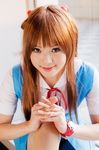  cosplay kipi-san neon_genesis_evangelion photo school_uniform serafuku soryu_asuka_langley twintails 