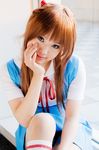  cosplay kipi-san long_hair neon_genesis_evangelion photo school_uniform serafuku soryu_asuka_langley twintails 