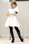  boots cosplay hat higurashi_no_naku_koro_ni kipi-san photo ryuuguu_rena sailor_hat thigh-highs thighhighs 