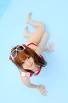  bikini cosplay kipi-san long_hair neon_genesis_evangelion photo pool soryu_asuka_langley sunglasses swimsuit twintails wet_hair 