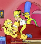  bart_simpson homer_simpson lisa_simpson marge_simpson porncartoon the_simpsons 