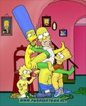  bart_simpson homer_simpson lisa_simpson marge_simpson porncartoon the_simpsons 