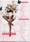  absurdres blonde_hair bra elizabeth_mably elizabeth_mayberry feet freezing_(series) highres legwear lingerie long_hair panties solo stockings thighhighs underwear 