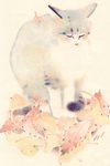  bad_id bad_pixiv_id cat leaf no_humans original solo yamamoto_akie 