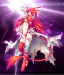  bad_id bad_pixiv_id final_fantasy final_fantasy_ix kuja long_hair male_focus minatosaiga nail_polish otoko_no_ko pink_eyes red_hair tail trance_kuja 