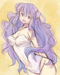  bad_id bad_pixiv_id breasts leotard long_hair medium_breasts mielang purple_eyes purple_hair ranma_1/2 shampoo_(ranma_1/2) solo very_long_hair 