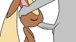 animated anthro duo eyes_closed fellatio female generation_4_pokemon grey_body hi_res lagomorph lopunny male male/female mammal mistressmare nintendo oral penile pokemon pokemon_(species) sex simple_background