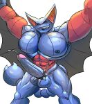 accessory anthro bat big_muscles big_pecs big_penis cock_ring erection generation_4_pokemon genitals gliscor grin hi_res invalid_tag jewelry male mammal muscular muscular_anthro muscular_male nintendo nipples pecs penis penis_accessory penis_jewelry pokemon pokemon_(species) sea_pupper smile solo tail thighs wings
