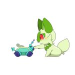 1:1 2023 2d_animation 3_toes ambiguous_gender animated black_pupils blep blue_body blue_eyes blush blush_lines closed_smile daww digital_media_(artwork) duo facial_markings facial_tuft feet felid feral frame_by_frame fur generation_9_pokemon green_body green_fur green_markings head_markings larger_ambiguous legendary_pokemon long_neck loop mammal markings mask_(marking) monotone_body monotone_fur mouth_closed neck_tuft nintendo pokemon pokemon_(species) pupils quadruped red_eyes scalie shaded shell short_playtime signature simple_background simple_shading size_difference smaller_ambiguous smile sprigatito star_pupils symbol-shaped_pupils tail terapagos terapagos_(normal_form) toes tongue tongue_out tontaro tuft unusual_pupils white_background white_pupils