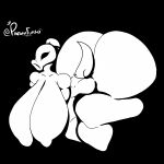 1:1 big_breasts big_butt black_and_white breasts butt creepypasta deadplants electronic_arts elemental_creature elemental_humanoid elpinshifurro female flora_fauna hi_res horror_(theme) humanoid monochrome peashooter_(pvz) plant plant_humanoid plants_vs._zombies popcap_games presenting solo thick_thighs white_body wide_hips
