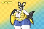 al_gx anthro clothing elise_(kott_cake) emolga female generation_5_pokemon hi_res nintendo pokemon pokemon_(species) solo