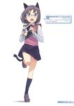  animal_ears kanzaki_hiro megane nekomimi tabgraphics tail 