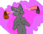 anthro bodily_fluids canid canine cum cum_on_face ejaculation fox genital_fluids genitals male mammal penis solo unknown1070