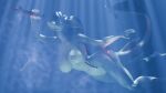 absurd_res anthro blender_(software) electricbug43 female fish hi_res macro marine nude sea shark ship solo submarine underwater_scenery vehicle water watercraft