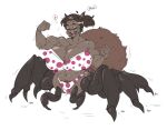 &lt;3 2023 5_fingers 8_eyes 8_legs anthro arachnid arthropod arthropod_abdomen biceps big_breasts bikini bodily_fluids breasts brown_body brown_fur brown_hair cleavage clothed clothing curvy_figure digital_drawing_(artwork) digital_media_(artwork) eyes_closed female fingers fur hair hi_res huge_breasts jawmy_(mhdrawin) mhdrawin multi_eye open_mouth open_smile pattern_bikini pattern_clothing pattern_swimwear polka_dot_bikini polka_dots ponytail sharp_teeth side-tie_bikini simple_background smile solo spider string_bikini sweat sweatdrop swimwear teeth voluptuous white_background wide_hips