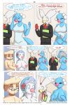 angry anthro areola big_breasts blue_body blue_eyes blue_hair breasts brionne carol_(lysergide) clothing comic daughter_(lore) delibird dress ellipsis english_text exclamation_point father_(lore) father_and_child_(lore) father_and_daughter_(lore) female generation_2_pokemon generation_7_pokemon genitals green_eyes group hair half-closed_eyes harvey_(lysergide) hi_res lysergide male mother_(lore) mother_and_child_(lore) mother_and_daughter_(lore) narrowed_eyes necktie nintendo nipples parent_(lore) parent_and_child_(lore) parent_and_daughter_(lore) pink_areola pink_nipples pink_nose pokemon pokemon_(species) prilly_(lysergide) primarina pussy smeargle speech_bubble suit tan_body text undressing