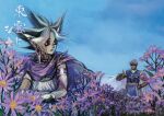  atem bad_id bad_pixiv_id egyptian egyptian_clothes flower male_focus mogami_fuu set yu-gi-oh! yu-gi-oh!_duel_monsters 