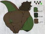 arkveveen belly big_breasts big_butt breasts brown_body butt dragon female hair huge_breasts huge_butt mythological_creature mythological_scalie mythology overweight scalie seth65 short_hair solo tail thick_thighs